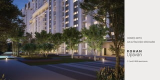 HOMES WITH
AN ATTACHED ORCHARD
1, 2 and 3 BHK Apartments
 