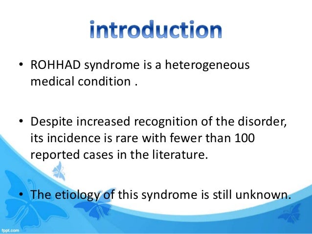 Rohhad syndrom