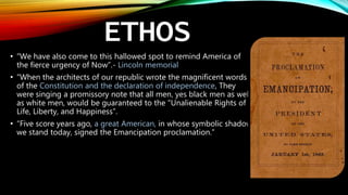 the declaration of independence ethos example