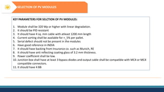 Solar Power Plant Procurements | PPTX