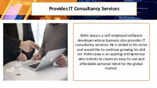 Rohit Jawa - A Certified Android Software Developer | PPTX