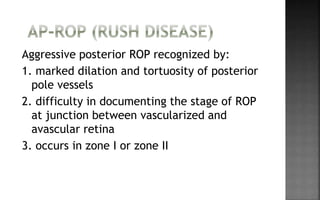 retinopathy of prematurity | PPTX