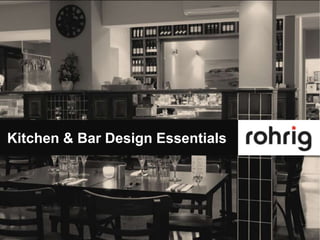  Kitchen & Bar Design Essentials 