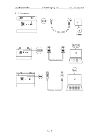 Lisun Electronics Inc. Sales@Lisungroup.com www.Lisungroup.com
-Page 4 -
2.2.2 Connection
 