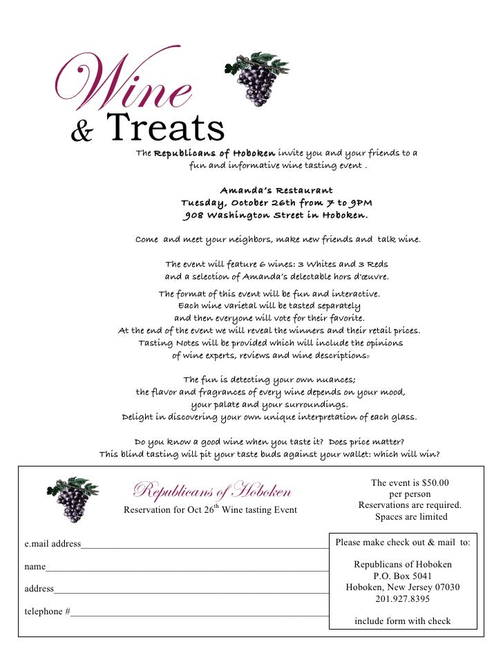 Roh Wine Tasting Invite Form