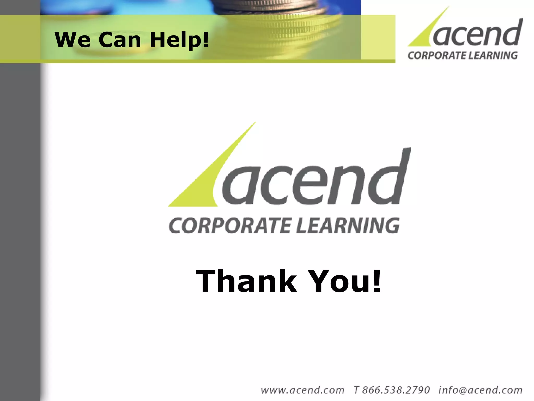 We Can Help! Thank You! 