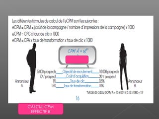 CALCUL CPM
EFFECTIF B
 