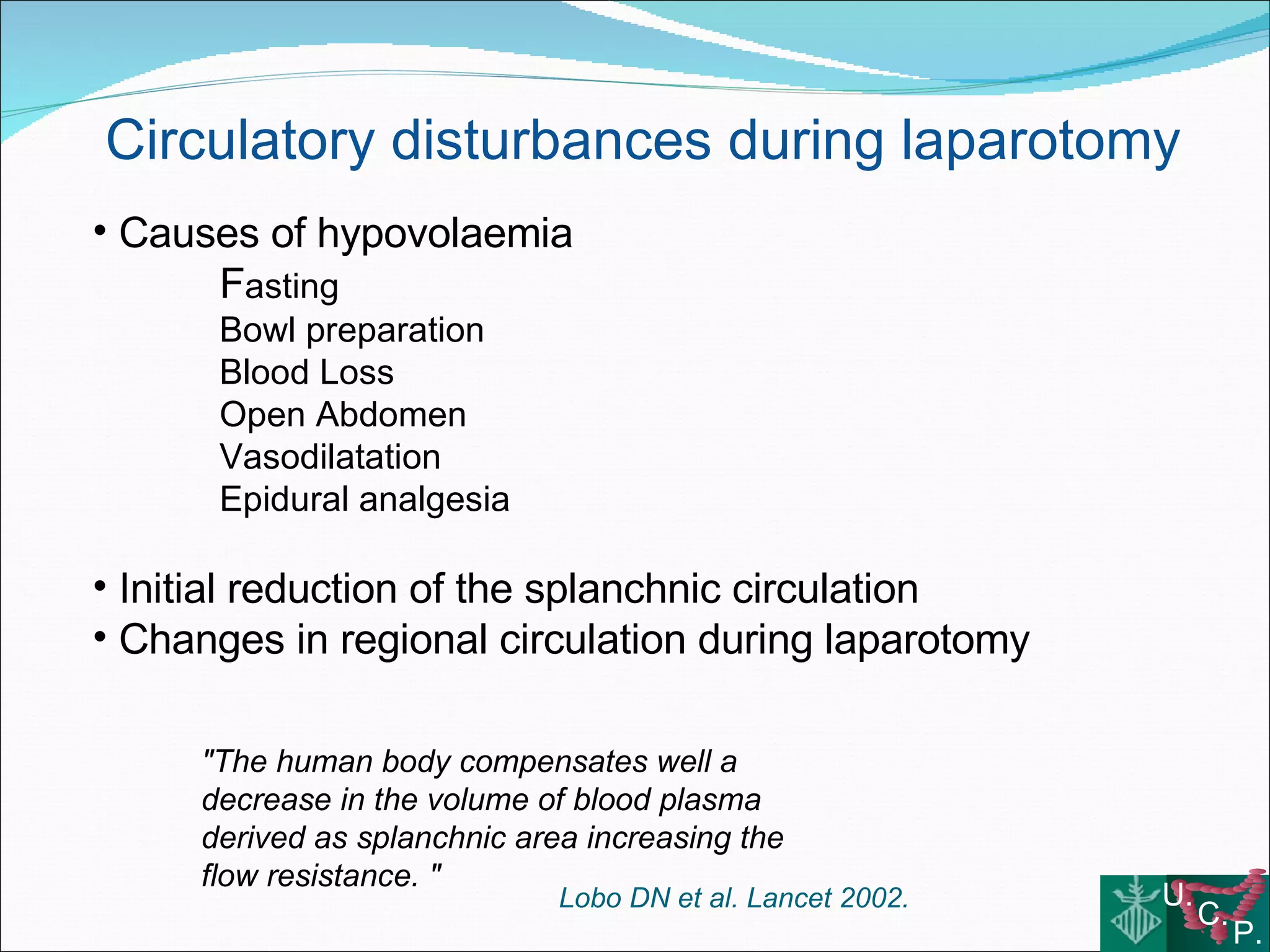 Fluid therapy and colorectal surgery Use or abuse?