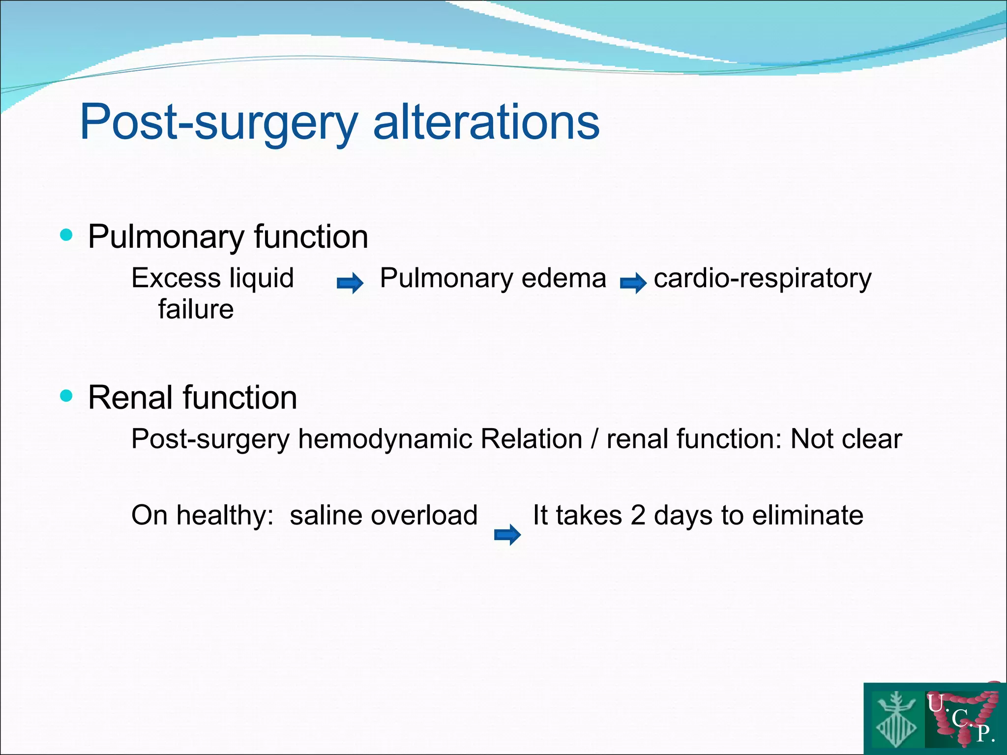 Fluid therapy and colorectal surgery Use or abuse?