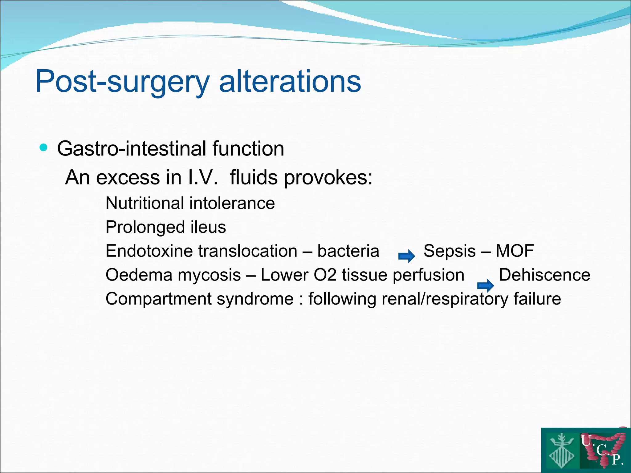 Fluid therapy and colorectal surgery Use or abuse?