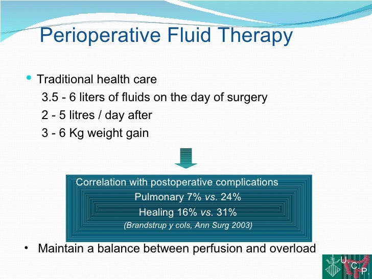 Fluid therapy and colorectal surgery Use or abuse?