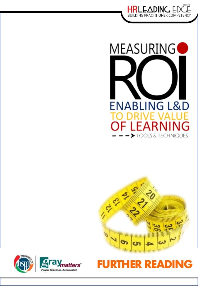 Measuring Roi Enabling L Amp D To Drive Value Of Learning