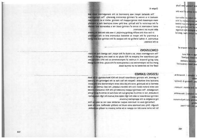 Roi En Entrenamiento Y Desarrollo Roi En Entrenamiento Y Desarrollo