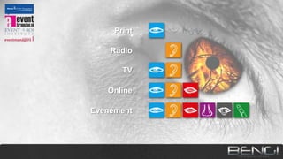 Print
Radio
TV

Online
Evenement

 