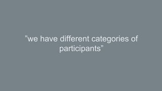 „Professional and credible measurement of
event results is easy‟

36% agree/strongly agree
94% after masterclass

 