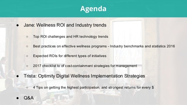 Workplace Wellness Programs Statistics Formulas