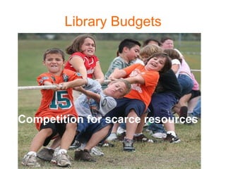 Library Budgets




Competition for scarce resources
 
