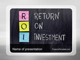 Name of presentation PoweredTemplate.com
 