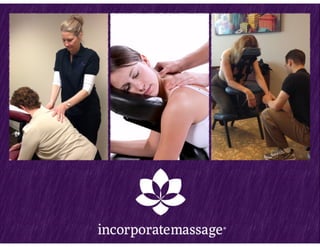 Employer Provided Corporate Massage Programs