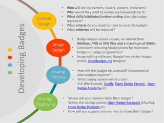 Introduction to Open Badges | PPTX