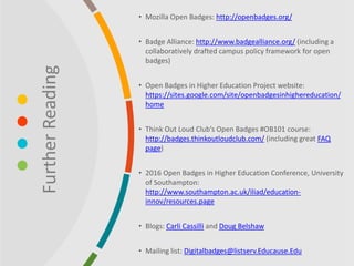 Introduction to Open Badges | PPTX