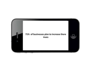 71%  of businesses plan to increase there inves