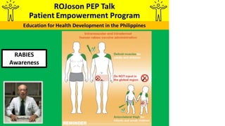 Epic Rabies Mar ROJoson PEP Talk: RABIES AWARENESS | PPTX