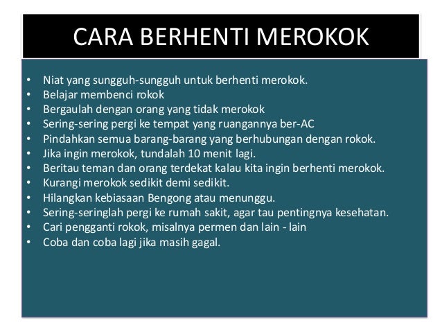 ROKOK = BAHAYADI ABAIKAN PEMERINTAH