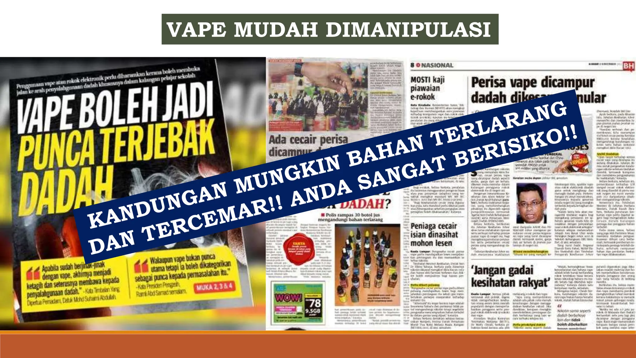 ROKOK & VAPE.pptx Kesedaran keburukan penyalahgunaan bahan terlarang | PPTX