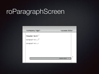 roParagraphScreen

 