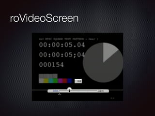 roVideoScreen

 