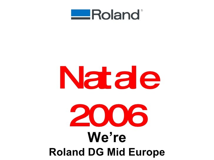 Natale 2006.Roland People 2006