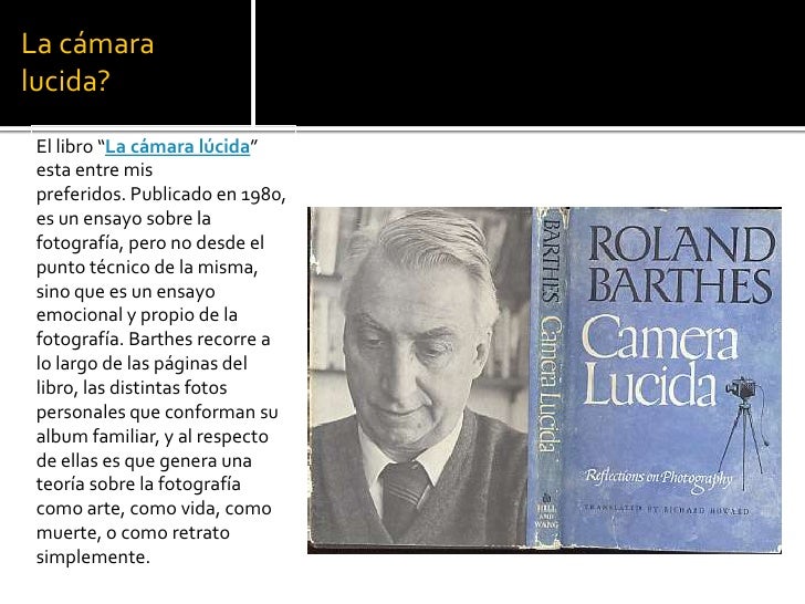 Roland Barthes C Mara Lucida