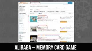 Alibaba – memory card game
 