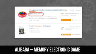 Alibaba – memory electronic game
 