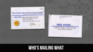 WHO’s MAILING WHAT
 