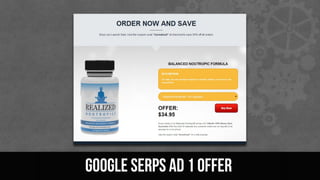 Google serps ad 1 offer
 