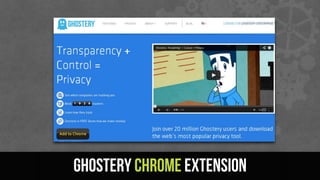 GHOSTERY CHROME EXTENSION
 