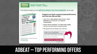 AdBeat – top performing offers
 