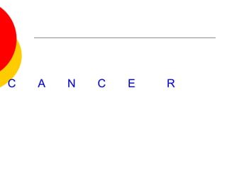 C  A  N  C  E  R 