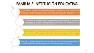 El Rol Fundamental de la Familia en la Educación y Apoyo a Personas con ...