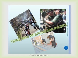 CRISTEL JUNCHAYA VERA
 