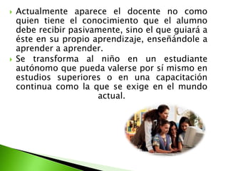 Rol del docente en el siglo xxi | PPTX