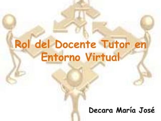 Rol del Docente Tutor en
Entorno Virtual
Decara María José
 