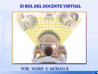 El ROL DEL DOCENTE VIRTUAL Por:  noris  e. morán b. 