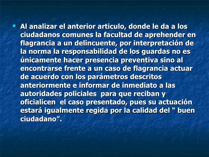 Rol Del Guarda En El Sistema Penal Acusatorio