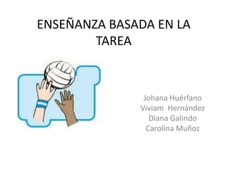 ENSEÑANZA BASADA EN LA
        TAREA



               Johana Huérfano
              Viviam Hernández
                 Diana Galindo
                Carolina Muñoz
 
