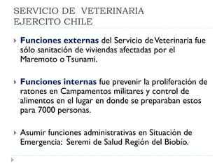 Rol del medico veterinario en desastres naturales | PDF