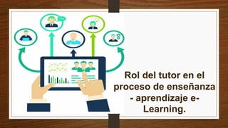 Rol del tutor en el
proceso de enseñanza
- aprendizaje e-
Learning.
 