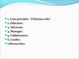 Nurse's Role In Community Health Nurse